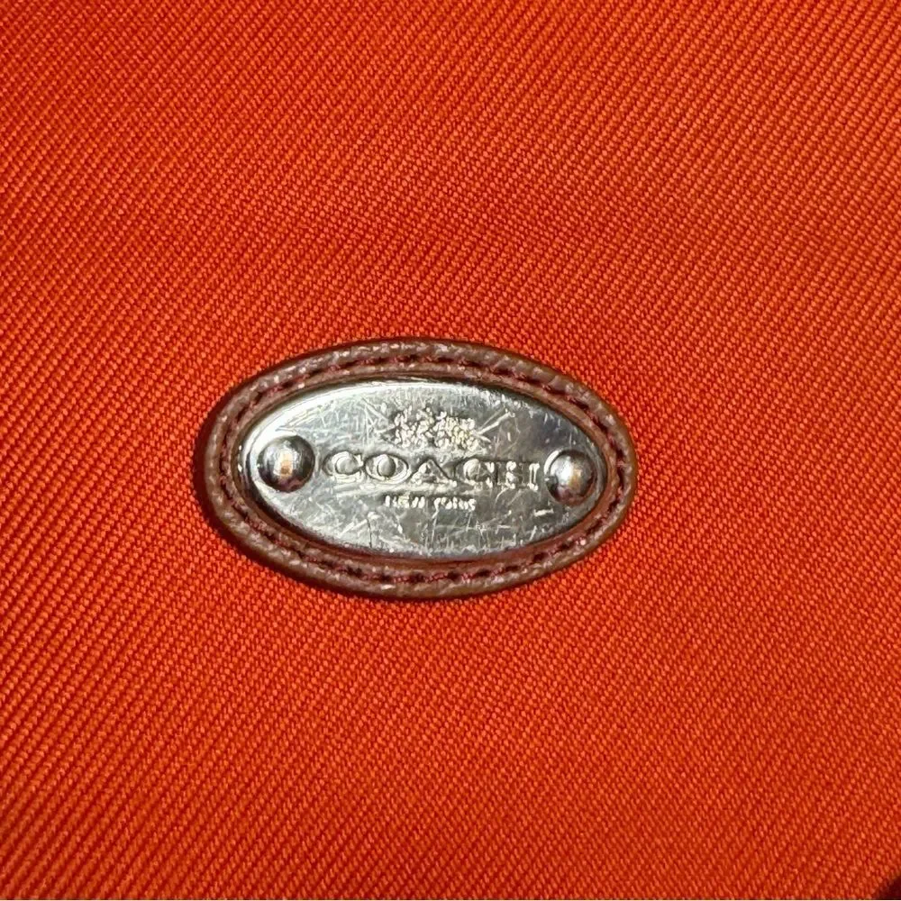 Coach Orange Sawyer Tote Bag